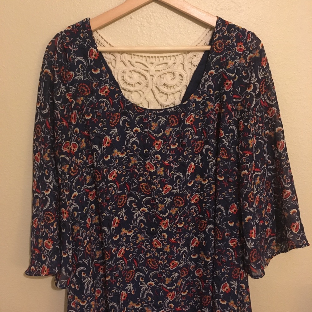 ‼️Final Call‼️ 👗Blue Floral Shift Dress